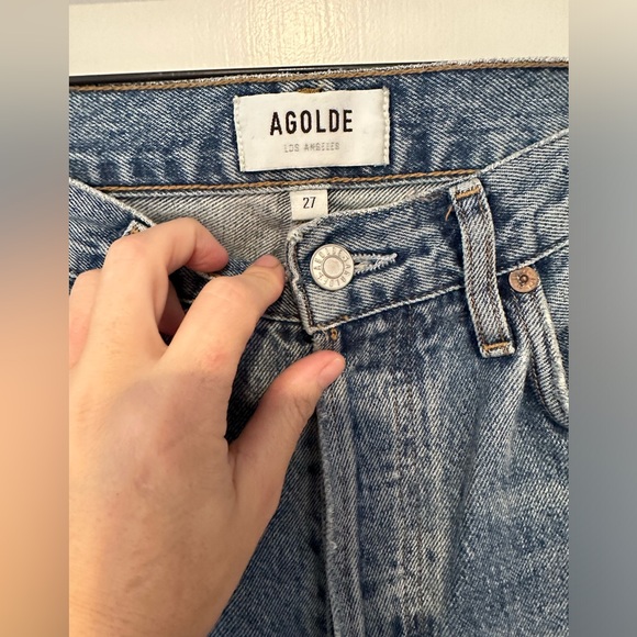 Agolde Riley crop 27 - Picture 2 of 4